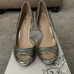 Lulu Townsend Heels “Silver”